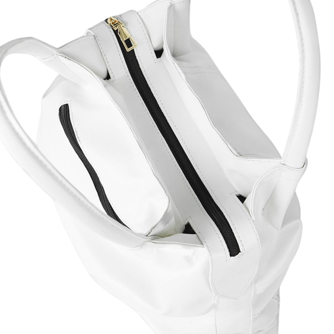 Zortega Scrunchie White Bag