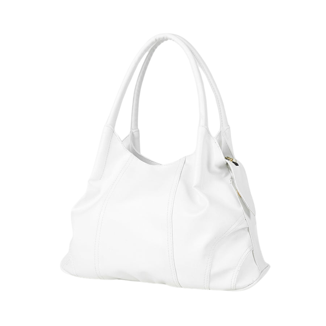 Zortega Scrunchie White Bag